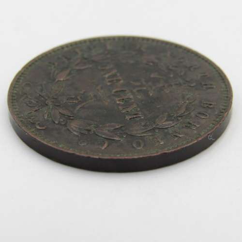 1882 British North Borneo cent XF