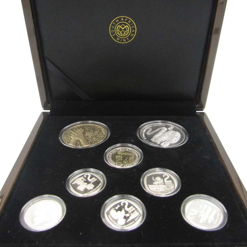 2019 RSA 25 Years of Constitutional democracy 8 coin proof set with certificate