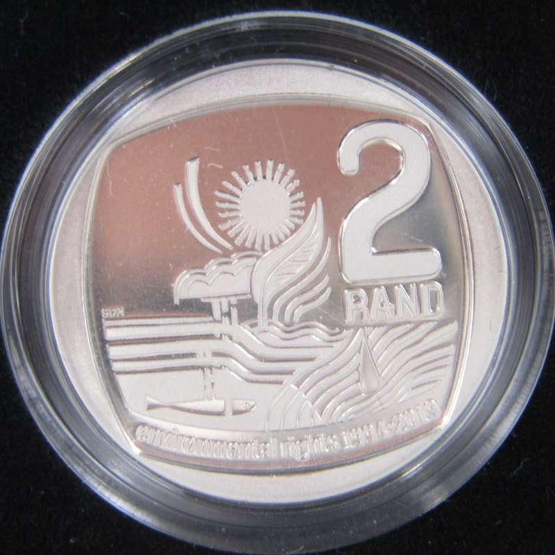 2019 RSA 25 Years of Constitutional democracy 8 coin proof set with certificate