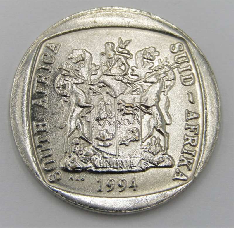 Error 1994 Presidential inauguration R5 - struck through with another reverse