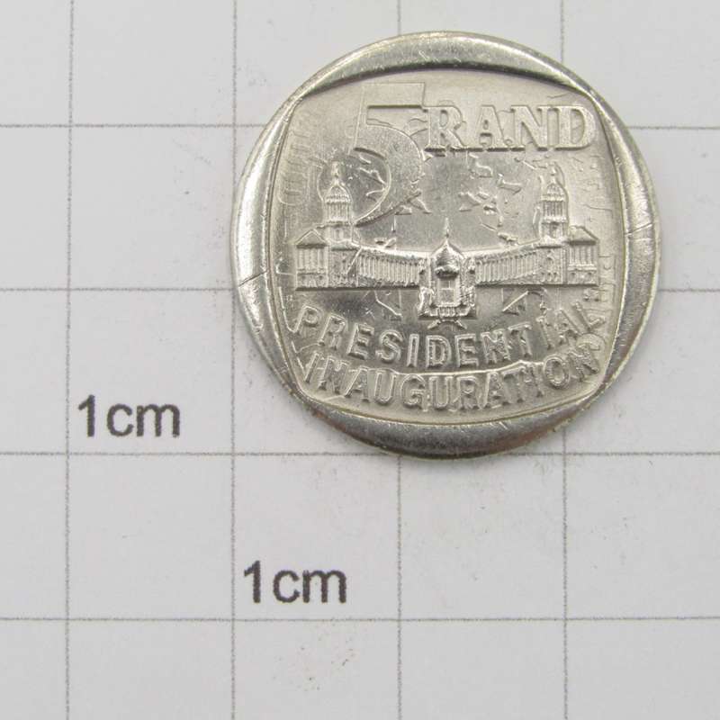 Error 1994 Presidential inauguration R5 - struck through with another reverse