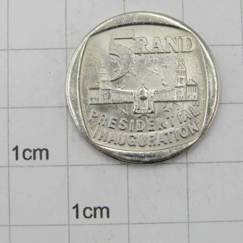 1994 Error Presidential Inauguration R5 - struck through with another reverse