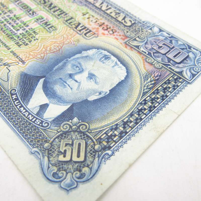 Latvia 1934 banknote XF 50 Latu