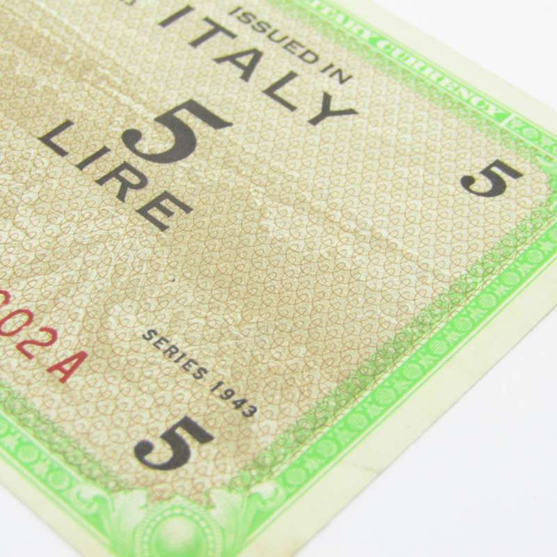 Italy 5 Lire Allied occupation - Uncirculated