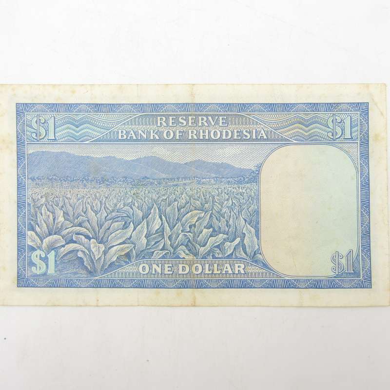 Rhodesia one dollar 18 Aug 1971 VF