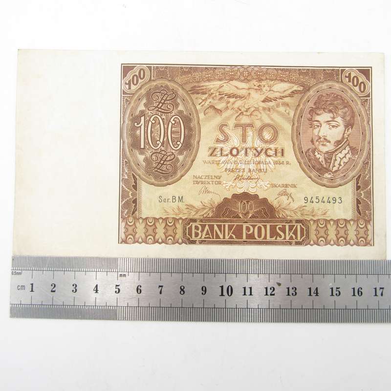 Poland 100 Zlotych 1934 banknote
