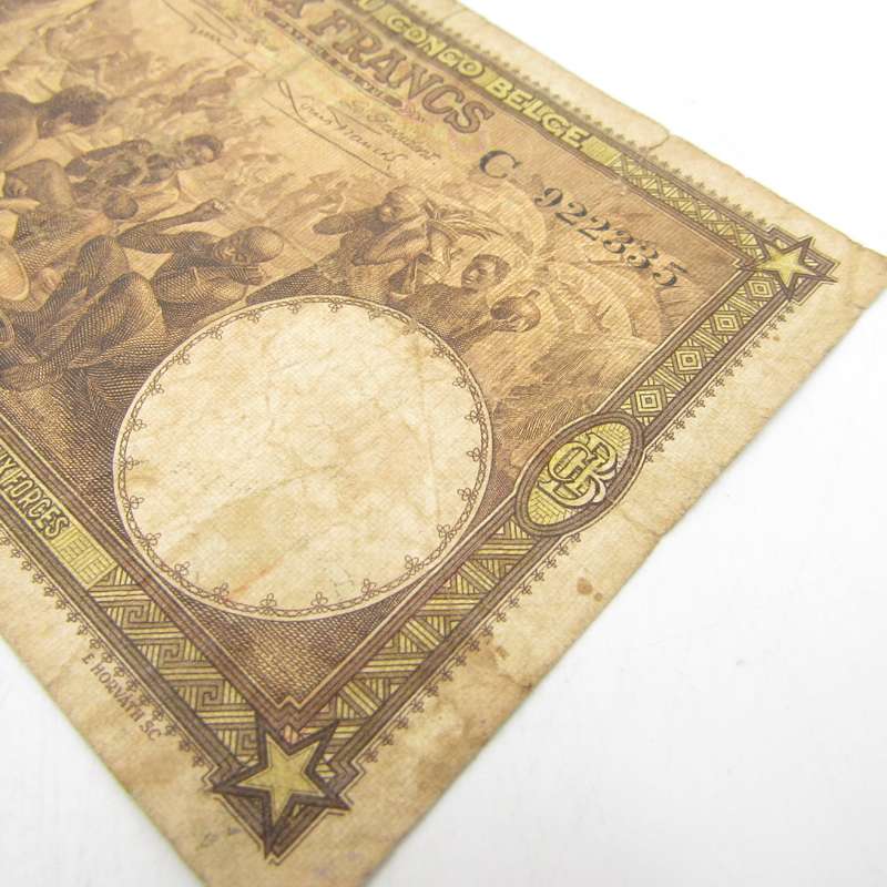 Belgian Congo 10 September 1937 - Ten Francs banknote