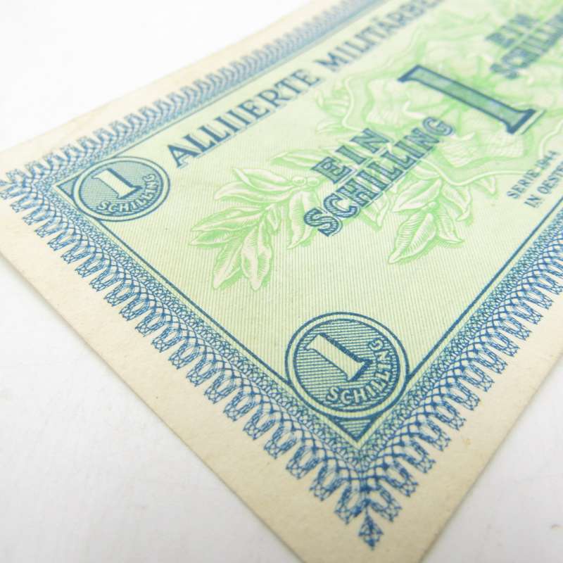 Occupation of Austria 1 Shilling banknote 1944 series banknote (military)