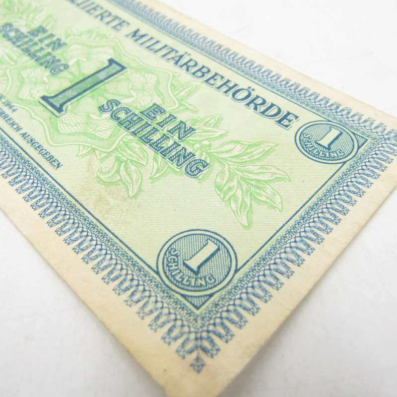 Occupation of Austria 1 Shilling banknote 1944 series banknote (military)