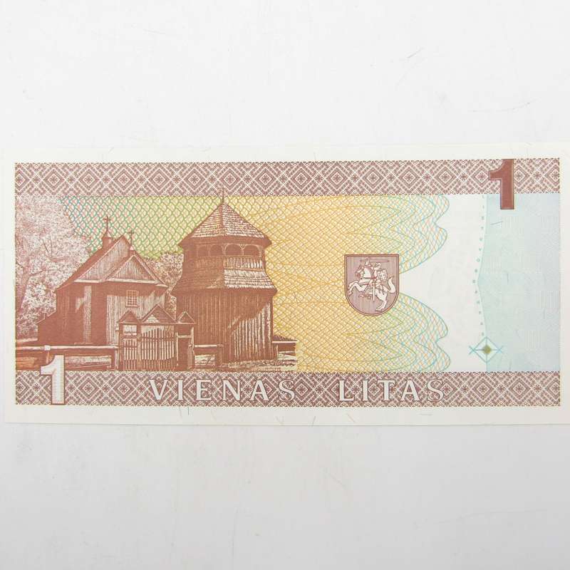 Lithuania 1994 banknote 1 Litai uncirculated