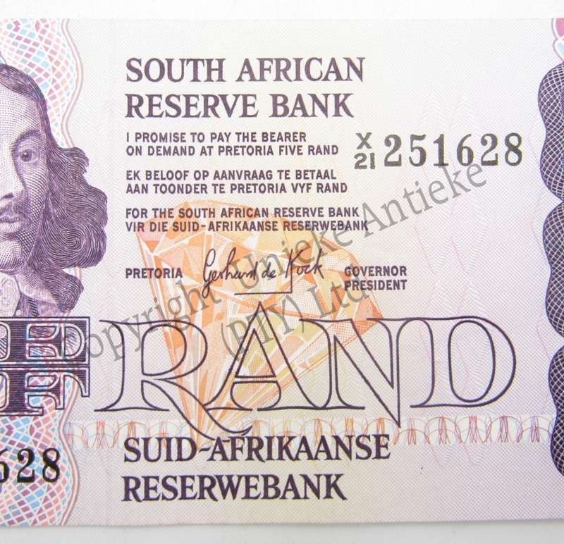 Pair of GPC de Kock R5 replacement notes in sequence