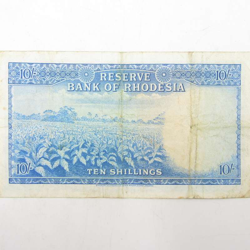 Rhodesia 1964 Ten Shillings banknote