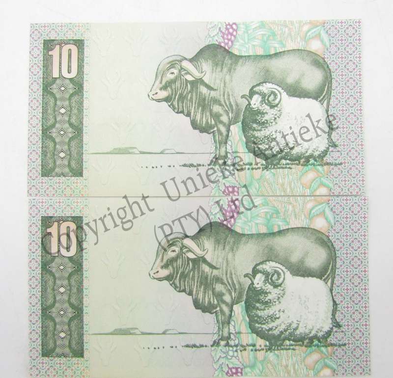 CL Stals first Issue lot of 12 x R10 notes in sequence