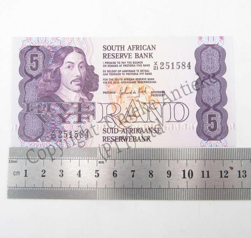 Lot of 8 GPC de Kock 3rd issue R5 notes - Replacement banknotes in sequence