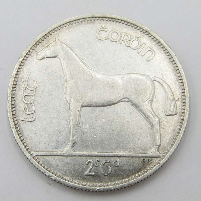 Ireland 1931 half crown AU - excellent coin with low mintage