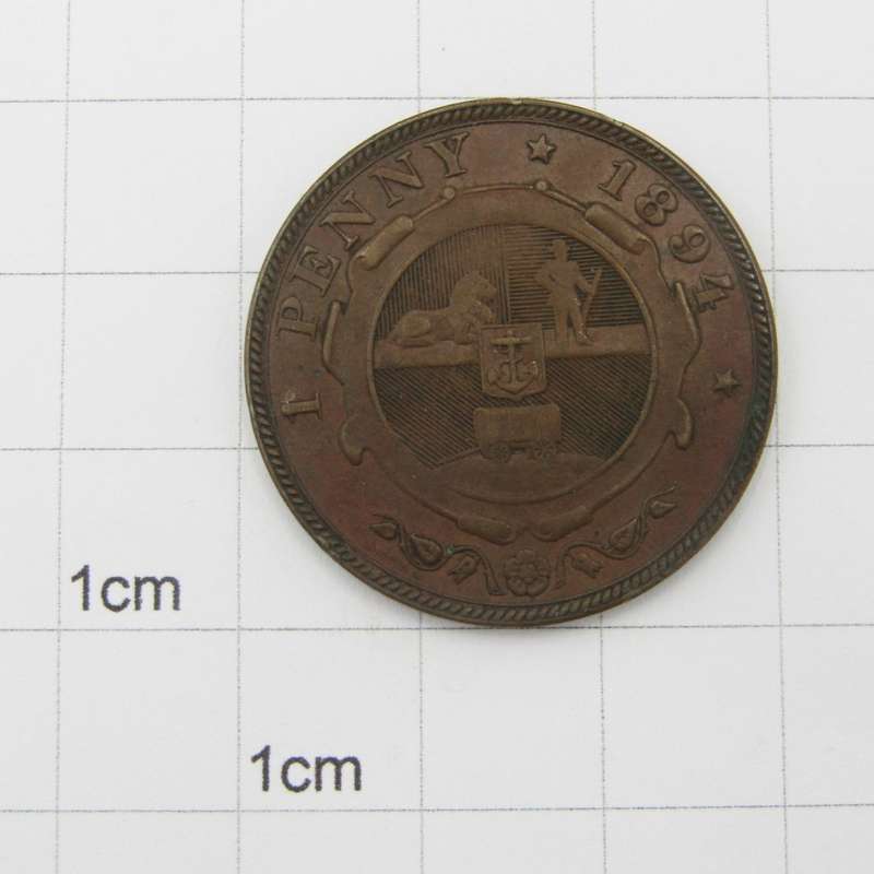 1894 ZAR Paul Kruger penny XF+