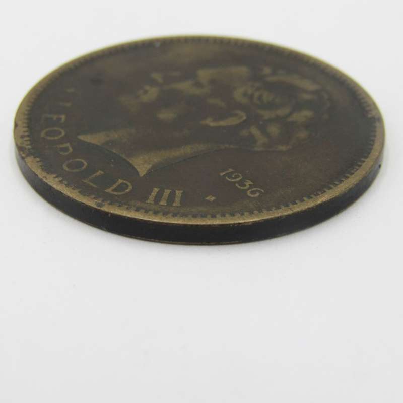 1936 Belgian Congo 5 Franc VF