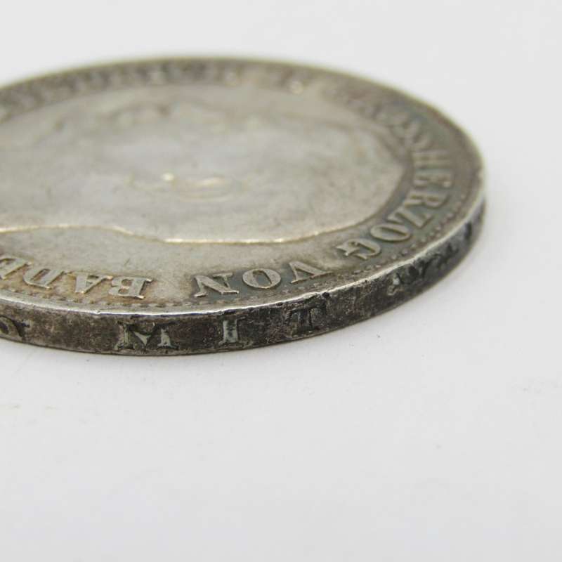 German Reich 1909 Drei Mark G - Baden XF