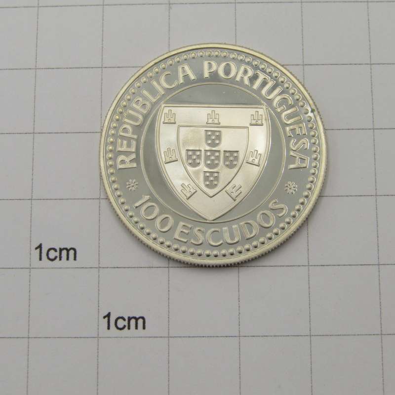 1987 Portuguese proof sterling silver commemorative 100 Escudos coin - weighs 16,5g
