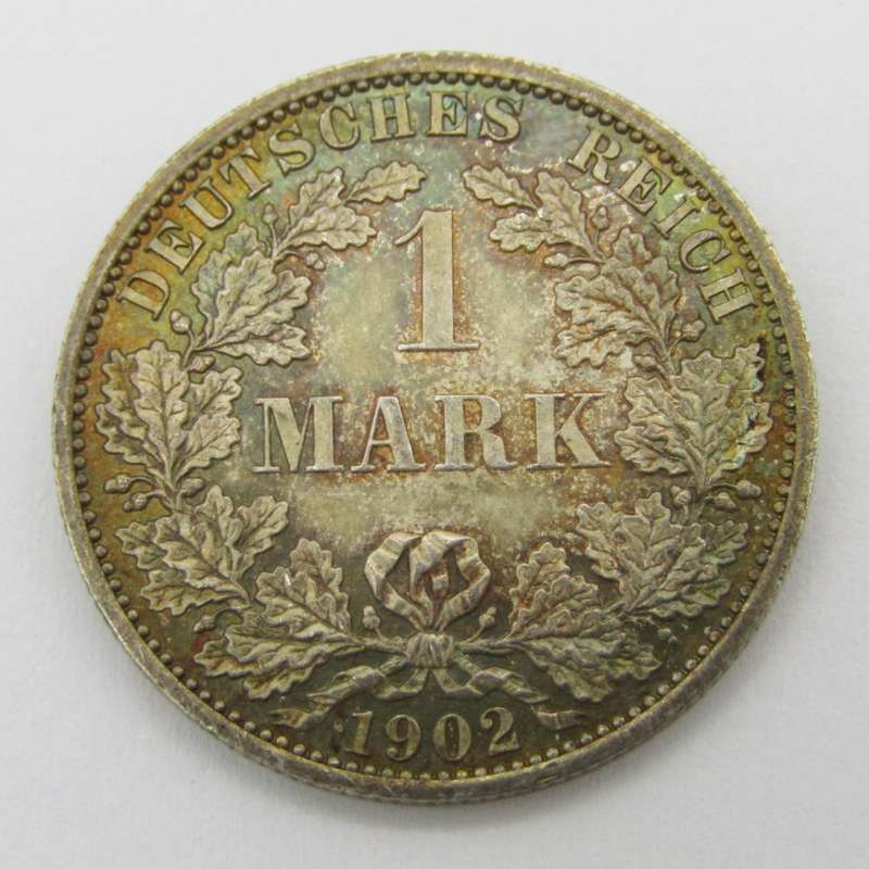 Deutsches Reich 1 Mark 1902 A AU+