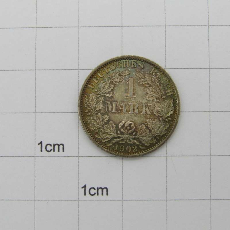 Deutsches Reich 1 Mark 1902 A AU+