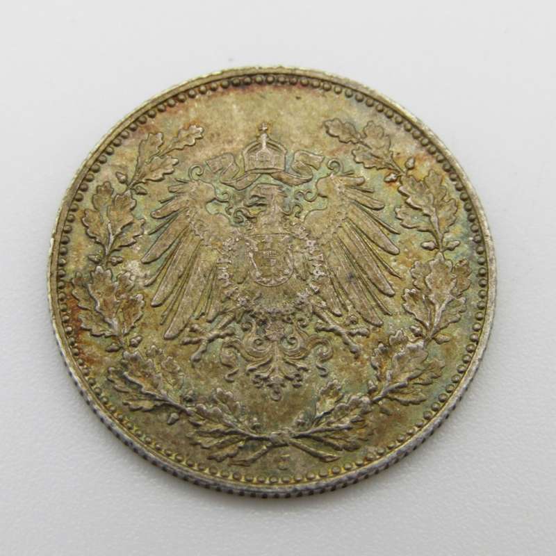German Reich 1900 J 50 pfennig AU+