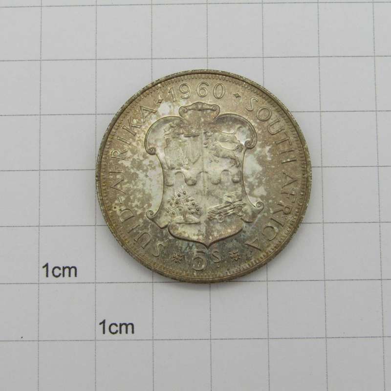 South Africa 1960 proof 5 Shilling