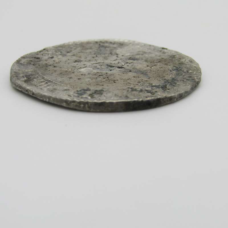 Crown size silver Rider Ducation salvaged from the Merenstijn which sank in 1702 at Jutten Island
