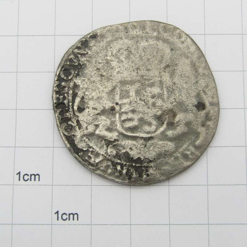 Crown Size Silver Rider Ducation salvaged from the Merenstijn shipwreck which sank in 1702