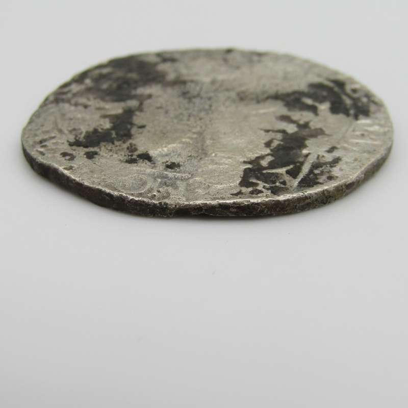 Crown size Silver Rider Ducation salvaged from the Merenstijn shipwreck which sank in 1702