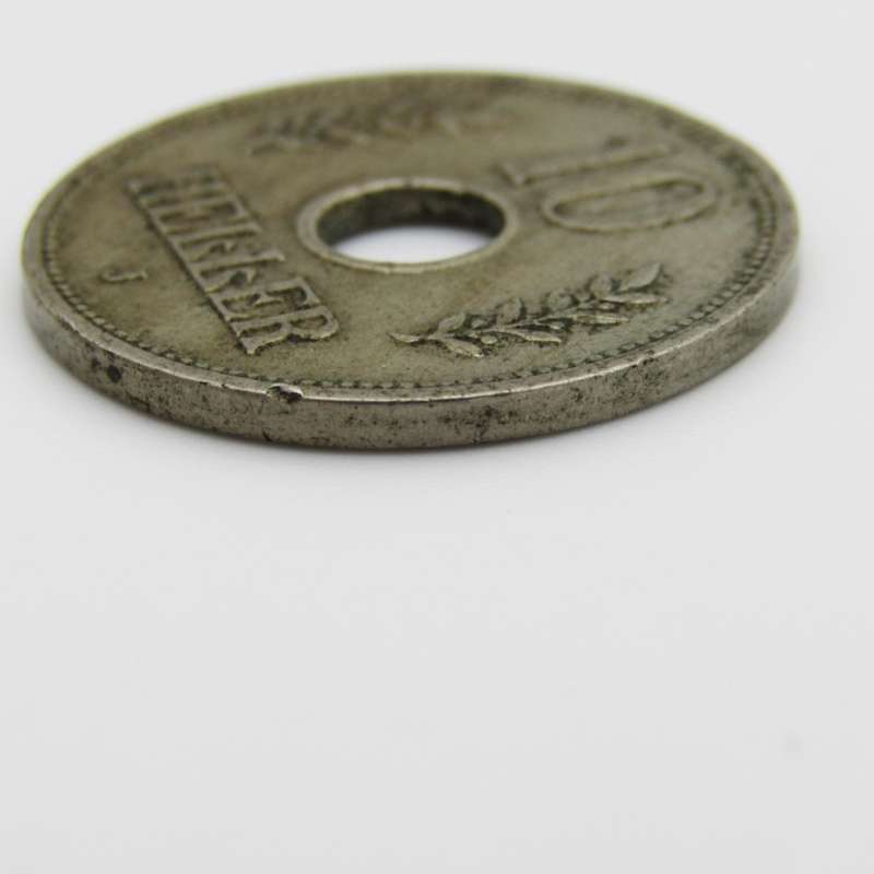German East Africa 1909 J 10 Heller VF+
