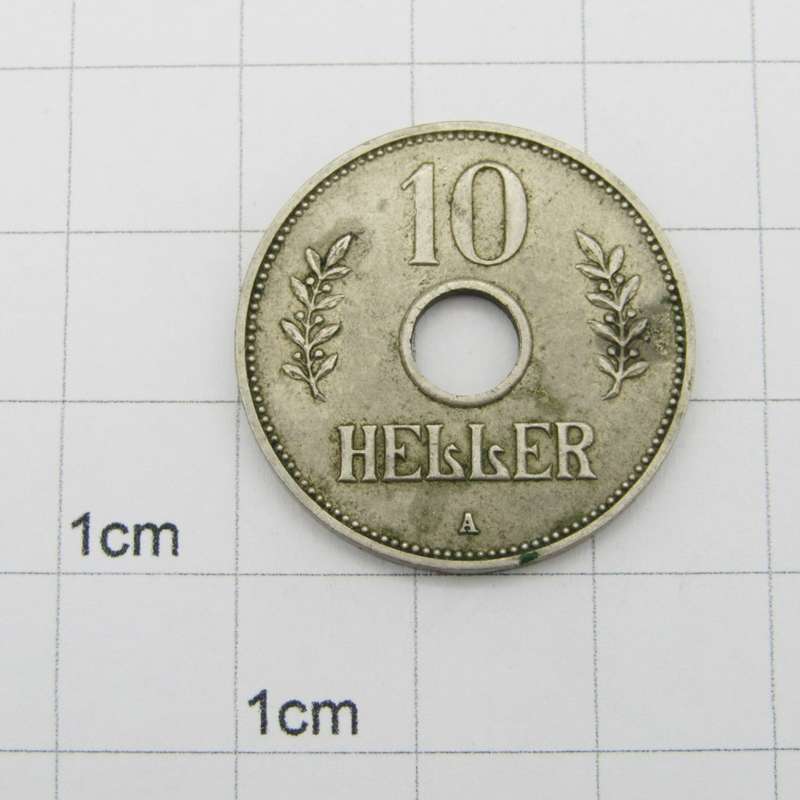German East Africa 10 Heller 1911 A XF
