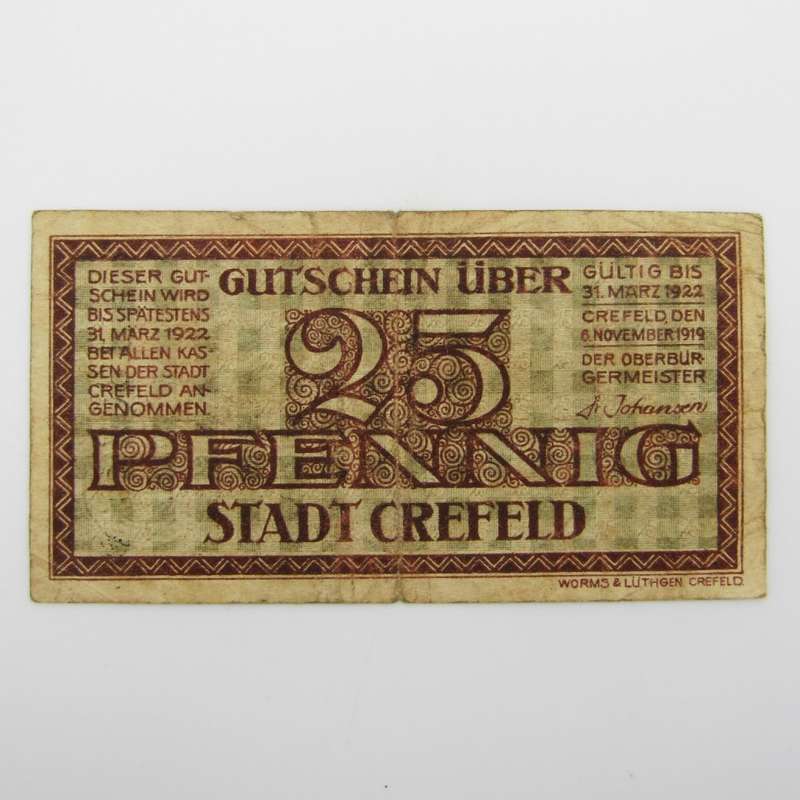 Lot of 4 Antique German banknotes