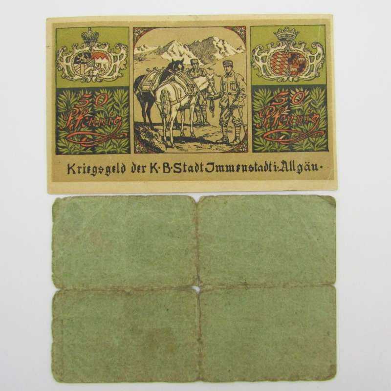 Germany lot of 4 Antique banknote tokens