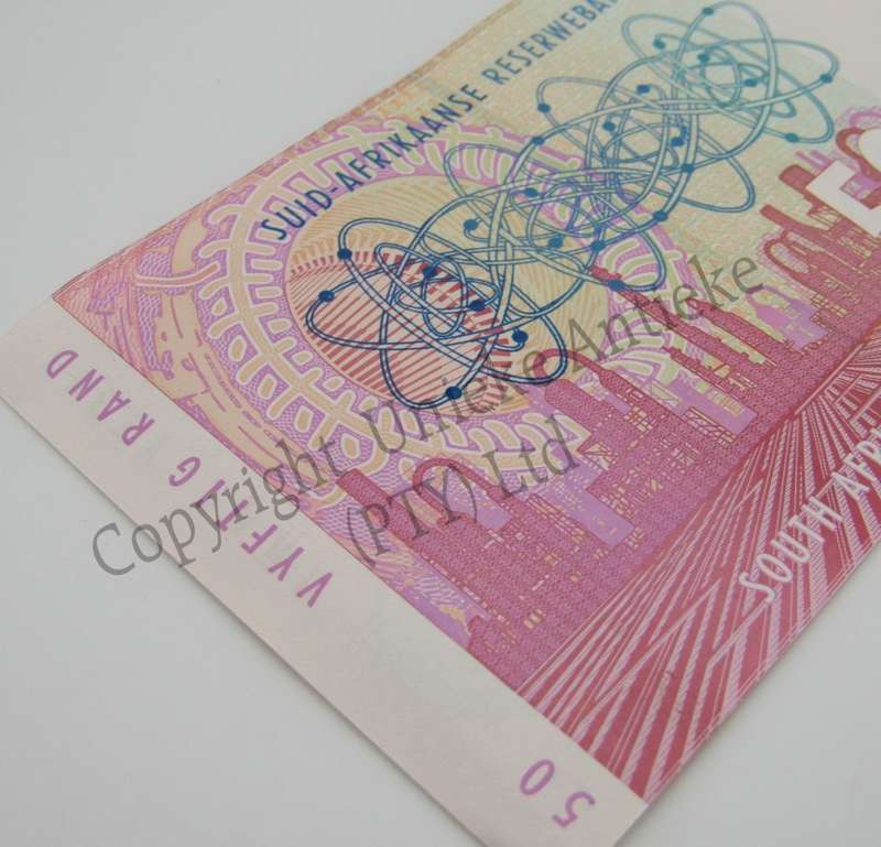Lot of 3 consecutive numbered CL Stals R50 banknotes
