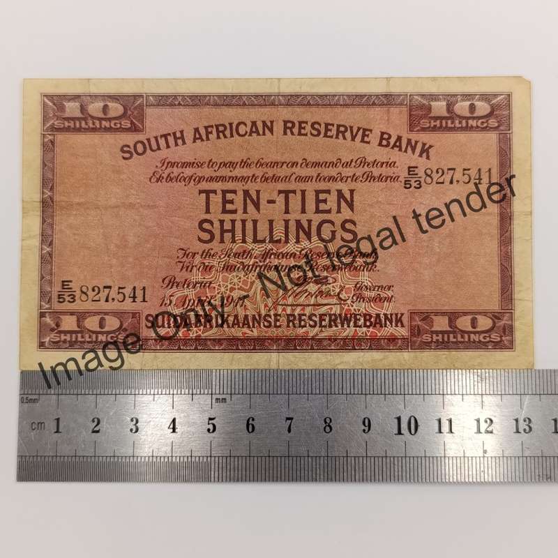 Postmus 15 April 1941 Ten shillings banknote VF+
