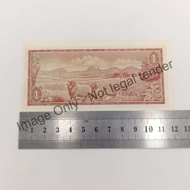 Pair TW de Jongh 3rd Issue R1 notes miscuts - one narrow at the top and one at the bottom