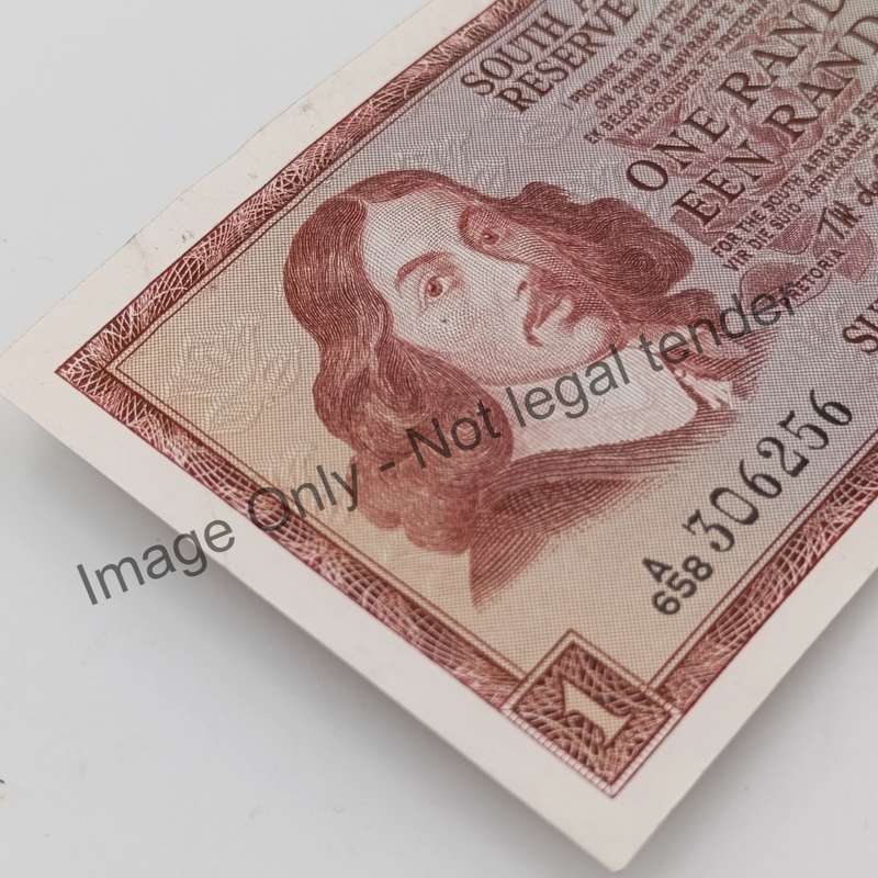 South Africa lot of 3 TW de Jongh R1 banknotes - 1st, 2nd & 3rd Issue
