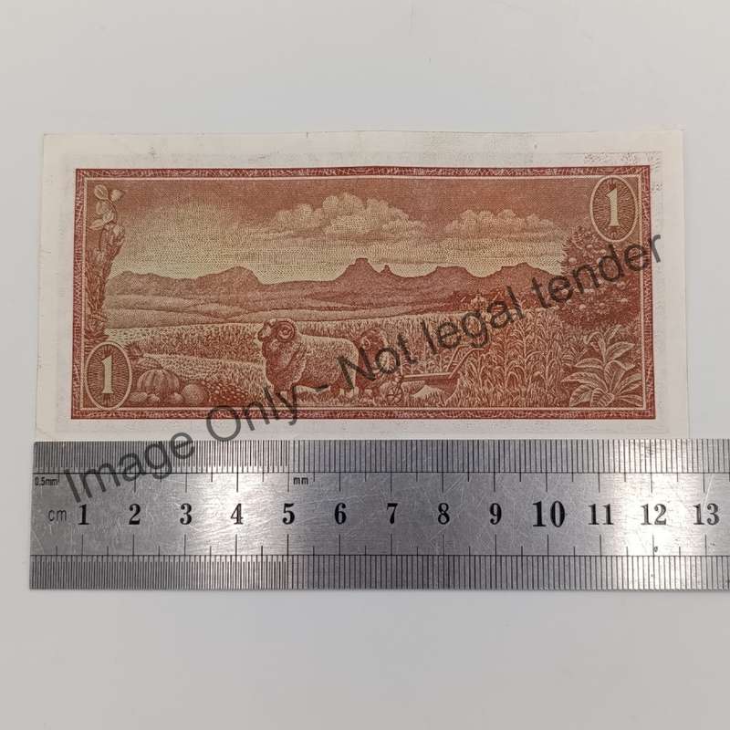 South Africa lot of 3 TW de Jongh R1 banknotes - 1st, 2nd & 3rd Issue