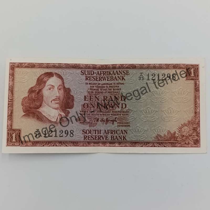 TW de Jongh 3rd Issue 1975 Replacement R1 note Z35