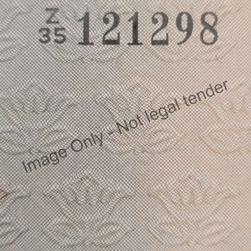 TW de Jongh 3rd Issue 1975 Replacement R1 note Z35