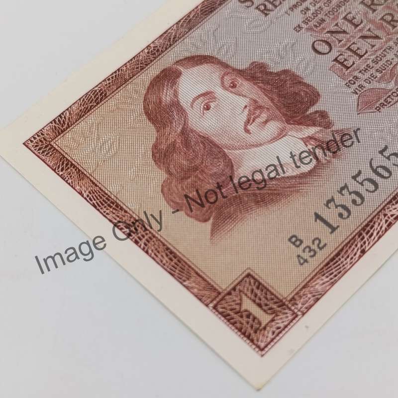 TW de Jongh Pair of uncirculated R1 banknotes 3rd Issue
