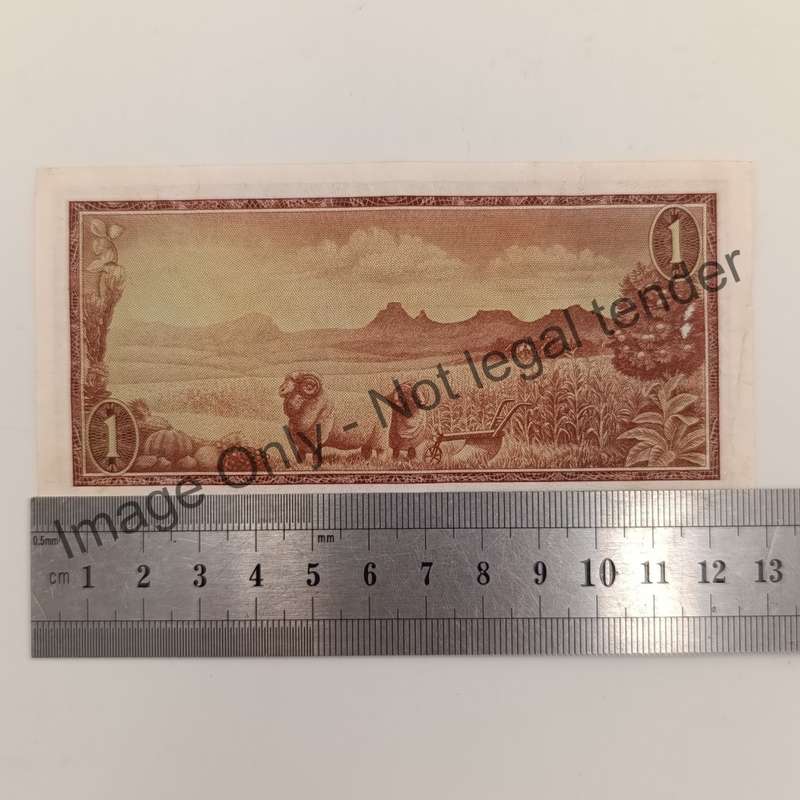 South Africa TW Jongh R1 banknotes 1967 - 1st Issue, 1972 Issue, 1973 2nd Issue, 1975 - 3rd Issue