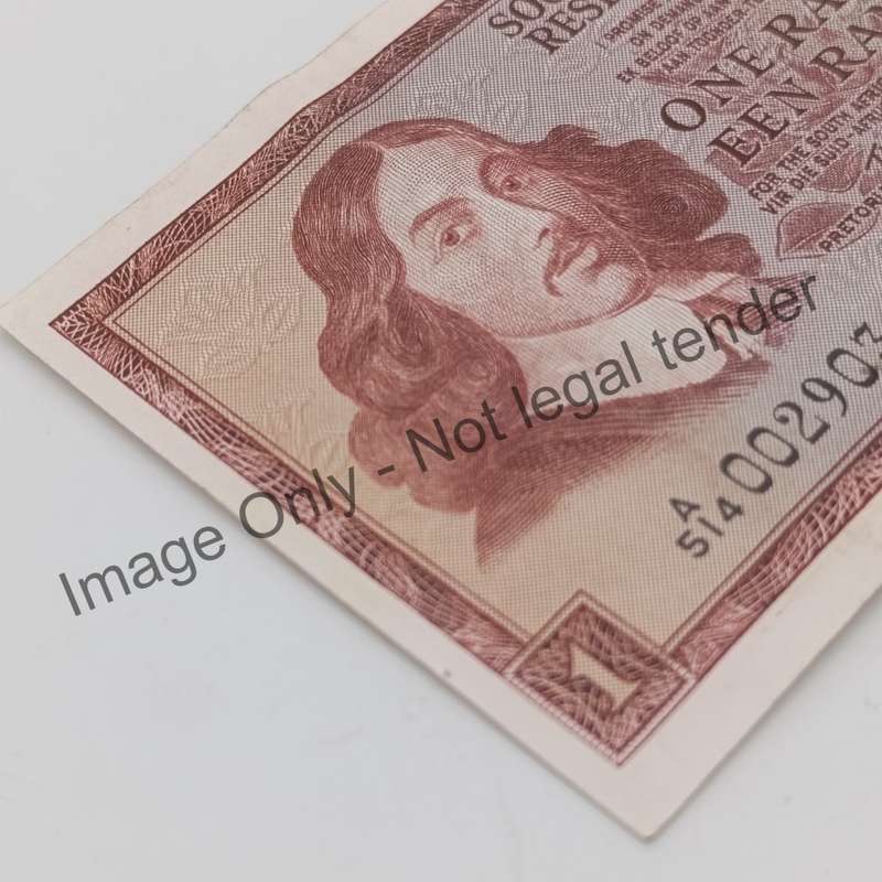 Full set of TW de Jongh R1 banknotes - all years Issued 1967, 1972, 1973 & 1975