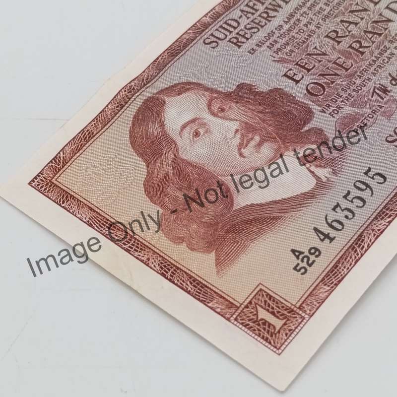 TW de Jongh full set of all years Issued 1967, 1972, 1973 & 1975 R1 banknotes