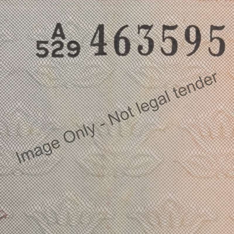 TW de Jongh full set of all years Issued 1967, 1972, 1973 & 1975 R1 banknotes