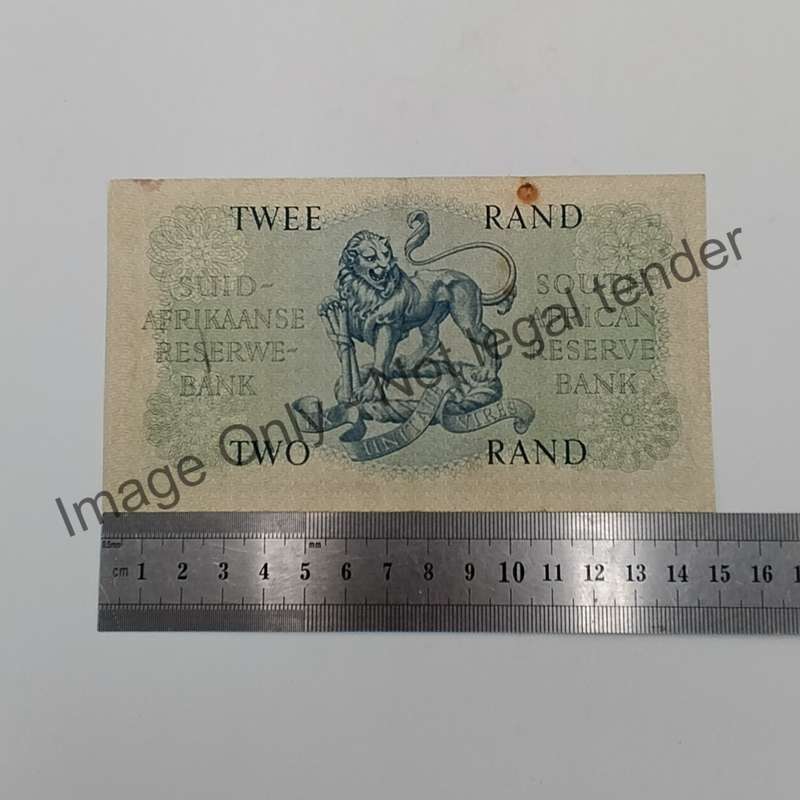 MH de Kock 1961 R2 banknote crisp AU with brown mark