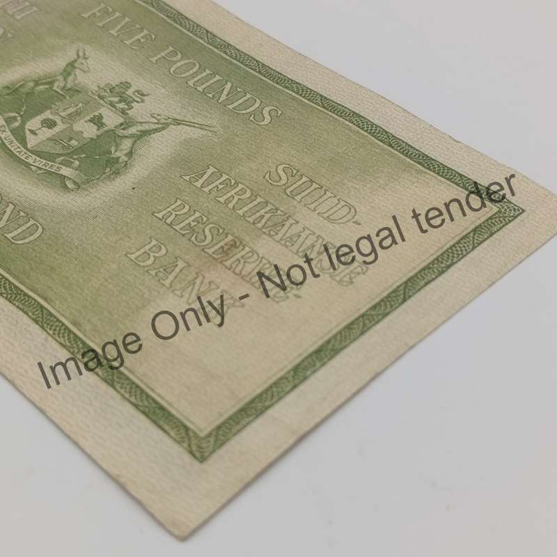 Postmus 9 September 1940 Five Pound banknote VF+
