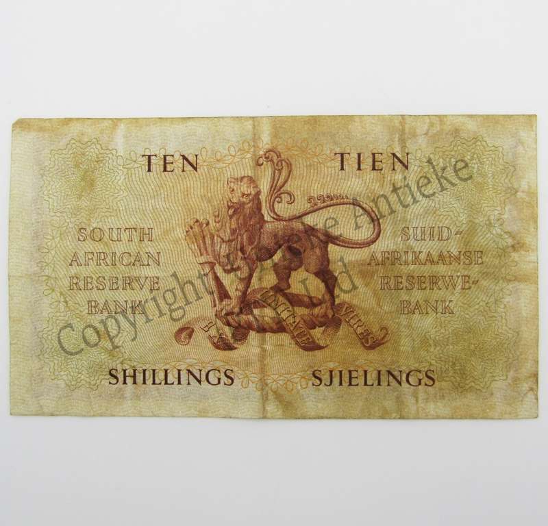 MH de Kock Ten Shillings 1950 E/A A32 aVF