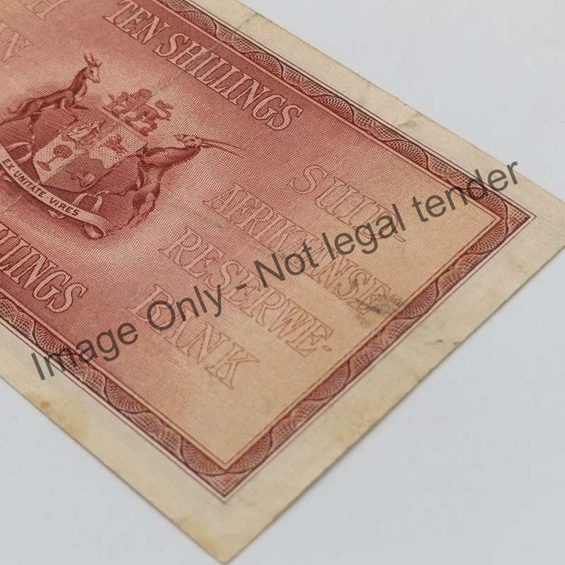 MH de Kock Ten Shillings 1947 banknote VF+